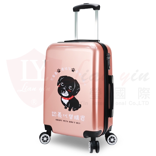 狗狗印花行李箱 OEM ODM 禮贈品客製
